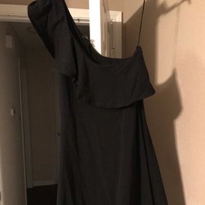 One shoulder dress